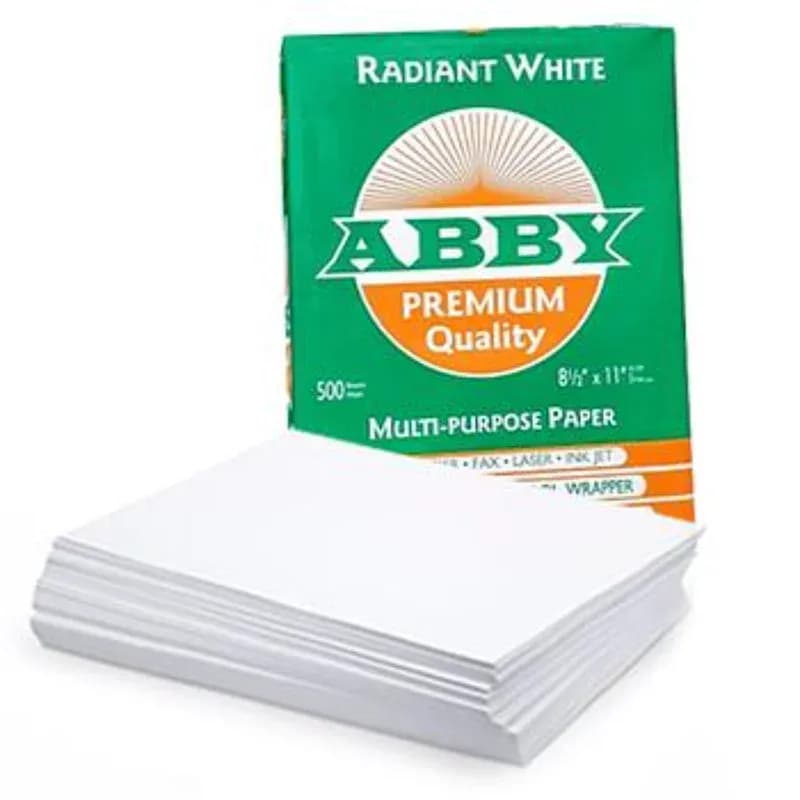Resma de Papel 8-1/2x11 Abby